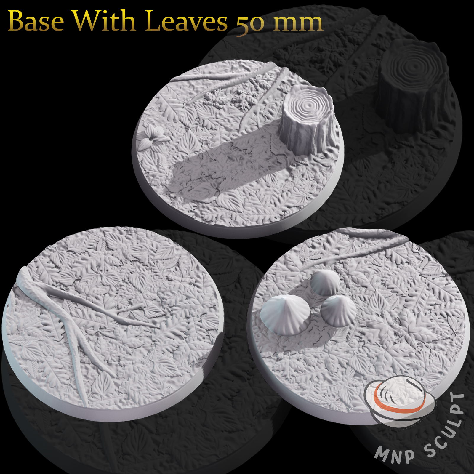 Base With Leaves 50 mm